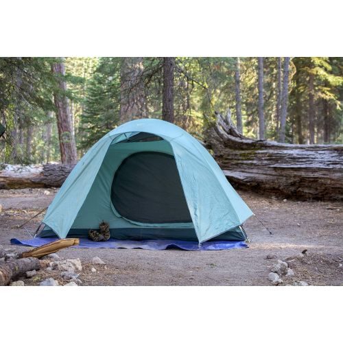  Pro Image Lightweight Camping Tarp for Outdoors Waterproof & Compact 39” x 78” Picnic & Hiking Blue Tarp with Grommets (4 Pack)