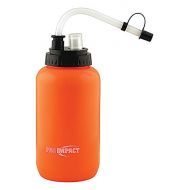 Pro Impact Boxing Hockey Lacrosse Water Bottle Squeezable Plastic w/Long Straw and Spray Cap - Ideal for Baseball Gym Yoga Sports Boxing Cycling Football (35.5 Oz.) BPA Free