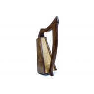 Pro Kussion Dannan Irish Celtic Wooden Knee Harp - 9 string