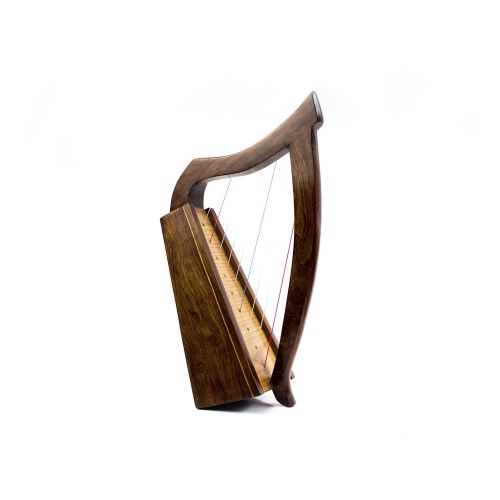  Pro Kussion Dannan Irish Celtic Wooden Knee Harp - 9 string