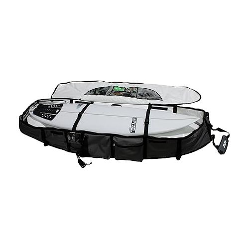  Wheeled Coffin Surfboard Travel Bag for 2-4 Shortboards