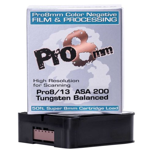  Pro8mm 019962275104 Pro8-13 200T Super 8mm Film Stock with Processing (Color)