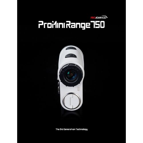  ProAdvanced ProMini Range 750 - Laser Rangefinder - Top Accuracy Golf Range Finder - 1 Year Warran