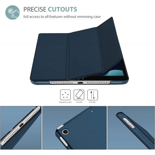  [아마존베스트]ProCase iPad 10.2 Case 2020 iPad 8th Generation Case / 2019 iPad 7th Generation Case, Slim Stand Hard Back Shell Protective Smart Cover for 10.2 iPad 8 / iPad 7 -Navy