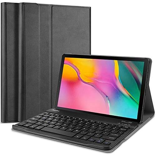  [아마존베스트]ProCase Galaxy Tab A 10.1 2019 Keyboard Case T510 T515 T517, Slim Shell Lightweight Cover with Magnetically Detachable Wireless Keyboard for Galaxy Tab A 10.1 Inch SM-T510 SM-T515