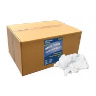 Pro-Clean Basics White Terry Cloth Rags: 50 lb. Box