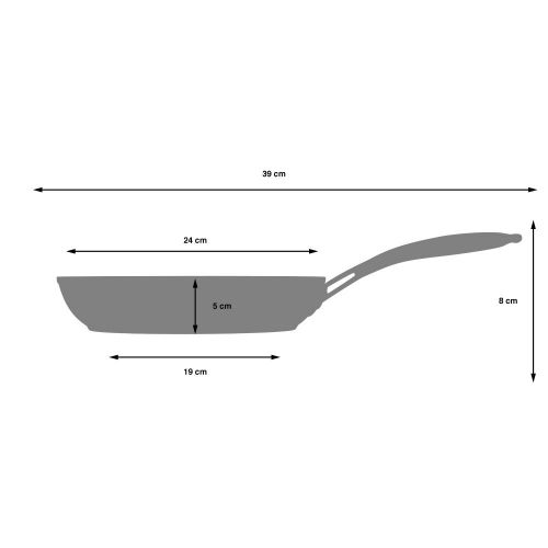  ProCook Professional Anodised | Sautepfanne und Pfanne | mit Deckel | mit Antihaftbeschichtung | Induktion | Bratpfanne | Cooltouch Griffe | Kochgeschirr | Schmorpfanne |