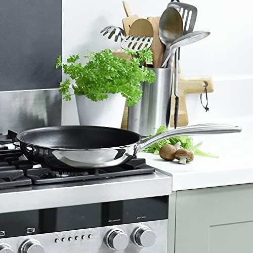  Marke: ProCook ProCook Elite Tri-Ply Pfanne - 26 cm - mit Antihaftbeschichtung - Edelstahl - Bratpfanne - Induktion - beschichtete Pfanne