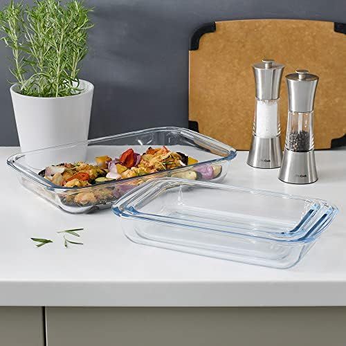  Marke: ProCook ProCook Ofenform aus Glas - rechteckig - 2-teilig - Auflaufformen - Set