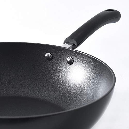  ProCook Gourmet Non-Stick Wok - mit Deckel - Induktion - 28 cm - Wokpfanne - mit Antihaftbeschichtung - Stay-Cool Silikongriff