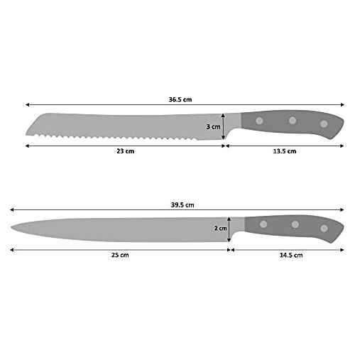  Marke: ProCook ProCook Gourmet X30 - Messerset - 5-teilig - Kochmesser - Kuechenmesser