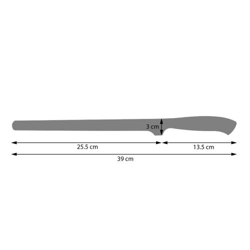  ProCook Gourmet X30 Schinken- und Lachsmesser | 25 cm | Kuechenmesser 25cm