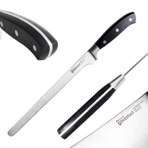  ProCook Gourmet X30 Schinken- und Lachsmesser | 25 cm | Kuechenmesser 25cm