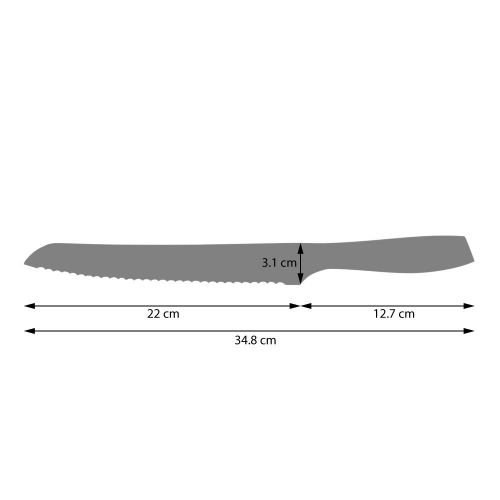  ProCook Professional X50 Brotmesser, 23 cm