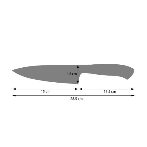  ProCook Gourmet X30 Kochmesser | 15cm Kuechenmesser | Profi Messer | Chefmesser 15cm