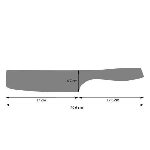  ProCook Professional X50 Nakiri | Kochmesser | Messer | deutscher Edelstahl | Profi Messer | 16,5 cm