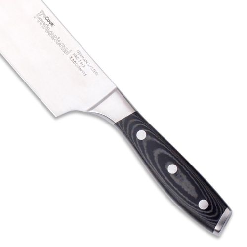  ProCook Professional X50 Nakiri | Kochmesser | Messer | deutscher Edelstahl | Profi Messer | 16,5 cm