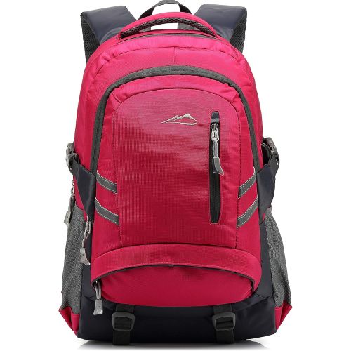  ProEtrade School Backpack BookBag For College Travel Hiking Fit Laptop Up to 15.6 Inch Water Resistant