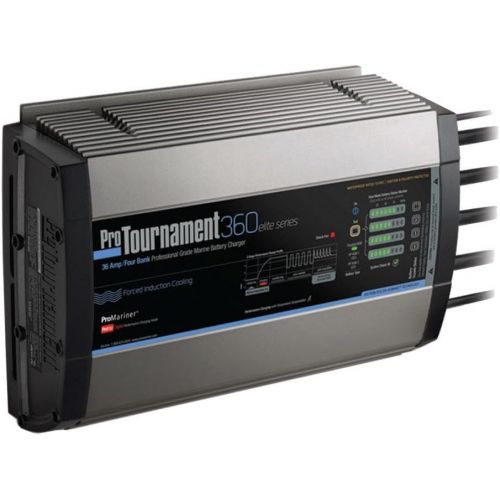  [아마존베스트]ProMariner ProTournament 360elite Quad Charger - 36 Amp, 4 Bank