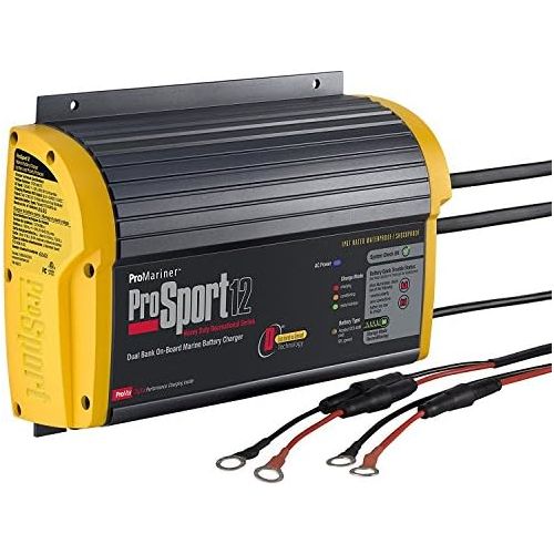  ProMariner ProSport 12 Gen 3 Heavy Duty Recreational Series On-Board Marine Battery Charger - 12 Amp - 2 Bank