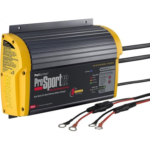  ProMariner ProSport 12 Gen 3 Heavy Duty Recreational Series On-Board Marine Battery Charger - 12 Amp - 2 Bank