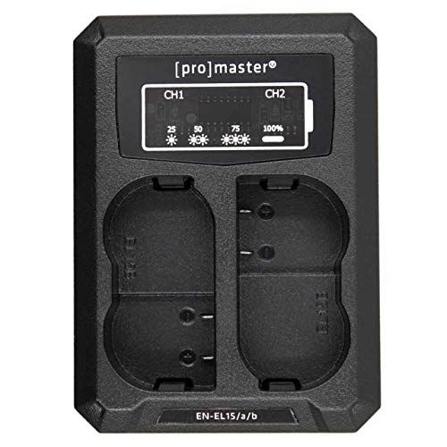  Promaster Dually Charger - USB for Nikon EN-EL15, EN-EL15a, EN-EL15b