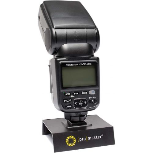  ProMaster 200SL TTL Speedlight Electronic Flash for Nikon Digital, Black (4653)