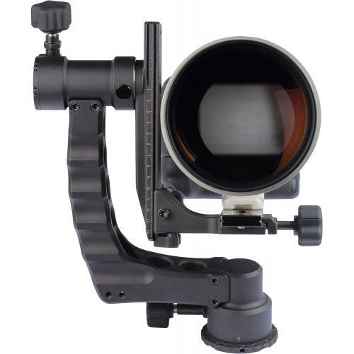  Gimbal Head For Telephoto Lenses By ProMediaGear: Camera Accessory For Outdoor And Wildlife Photography, CNC Precision Machined Parts, Smooth Panning, Lightweight Aluminum, Scratch