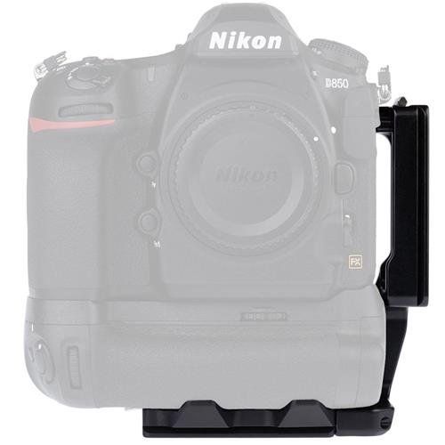  ProMediaGear L-Bracket for Nikon D850 Digital SLR Camera with MB-D18 Multi-Power Battery Pack