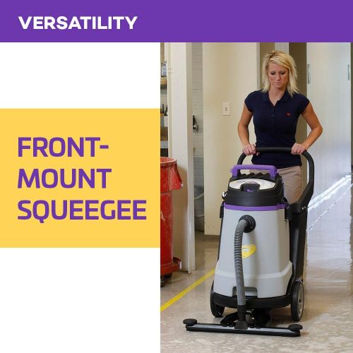  ProTeam Wet Dry Vacuums, ProGuard 20, 20-Gallon Commercial Wet Dry Vacuum Cleaner with Tool Kit and Front Mount Squeegee