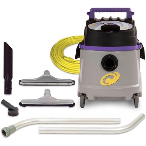  ProTeam Wet Dry Vacuums, ProGuard 20, 20-Gallon Commercial Wet Dry Vacuum Cleaner with Tool Kit and Front Mount Squeegee