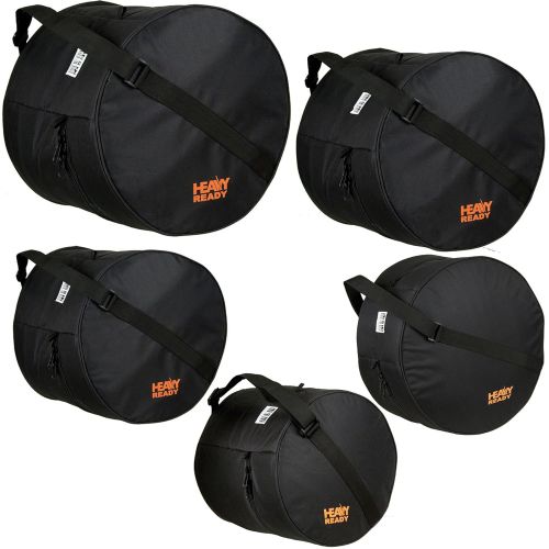  ProTec Protec Heavy Ready Series Drum Bag Set - 20 Kick, 14 Tom, 12 Tom, 10 Tom, 14 Snare (HRFUSION2)