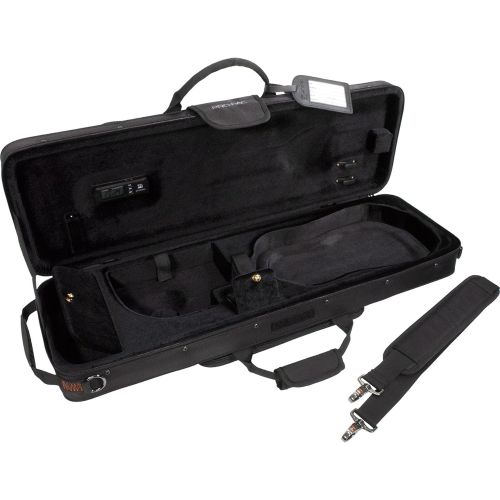  ProTec Protec 4/4 Violin Travel Light Violin PRO PAC Case - Black, Model PS144TL