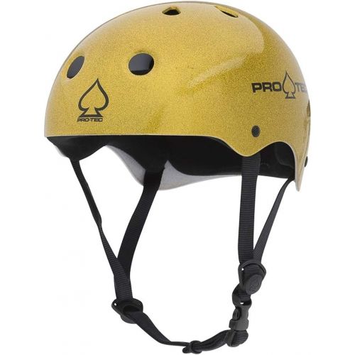  Pro-Tec Classic Skate Flake Helmet Gold M