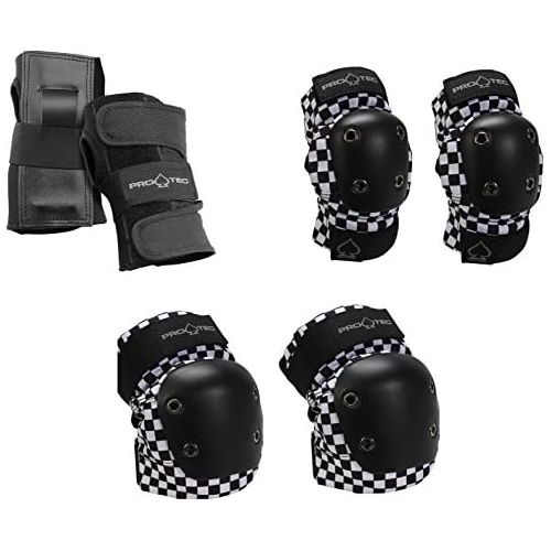 프로 Pro-Tec Black Checker Junior 3 Pack YS