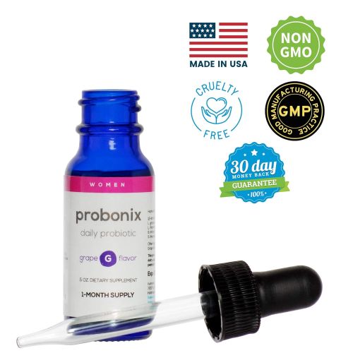  Probonix Advanced Kids Probiotic for Children, Extra-Strength, Organic, Non-GMO Liquid Probiotic,...