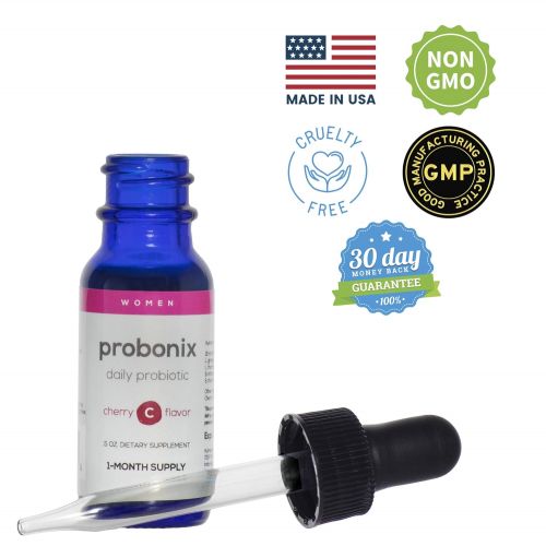  Probonix Advanced Kids Probiotic for Children, Extra-Strength, Organic, Non-GMO Liquid Probiotic,...