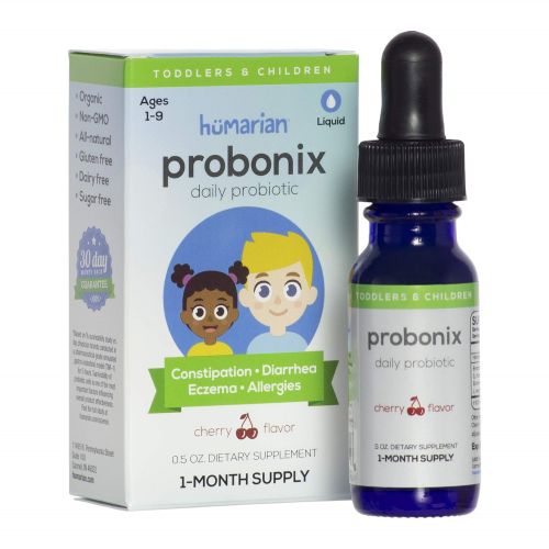  Probonix Advanced Kids Probiotic for Children, Extra-Strength, Organic, Non-GMO Liquid Probiotic,...