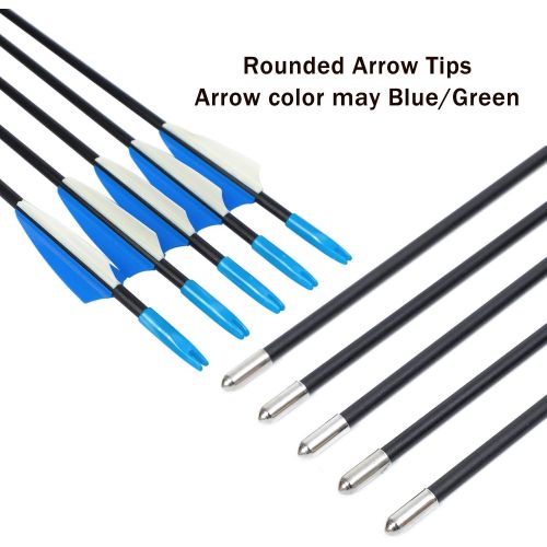  Procener 45 Bow and Arrow Set for Kids Archery Beginner Gift Recurve Bow Kit with 9 Arrows 2 Target Face 18 Lb for Teen Outdoor Sports Game Hunting Toy