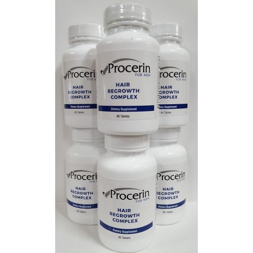  Procerin Tablets Hair Re Growth for Men, 6 - 90 tablet Bottles