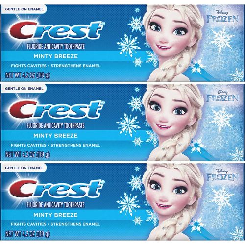  Proctor & Gamble Crest Pro-Health Jr., Disney Frozen Characters, Kids Minty Breeze Toothpaste with Free Magic...