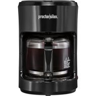 Proctor Silex Coffee Maker, Works with Smart Plugs That are Compatible with Alexa, Auto Pause and Serve, 10-Cup, Black