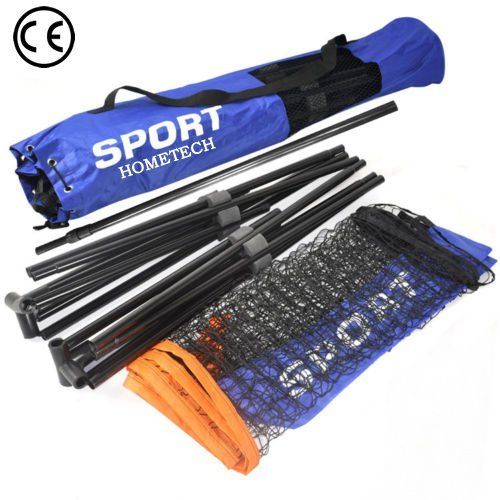  Produit Royal All in 1 Portable Badminton Volleyball Tennis Soccer Net with Adjustable Height Pole Stand - Lightweight 10 Foot Long 5 Foot High PVC Net & Steel Stand | Perfect for Family Sport I