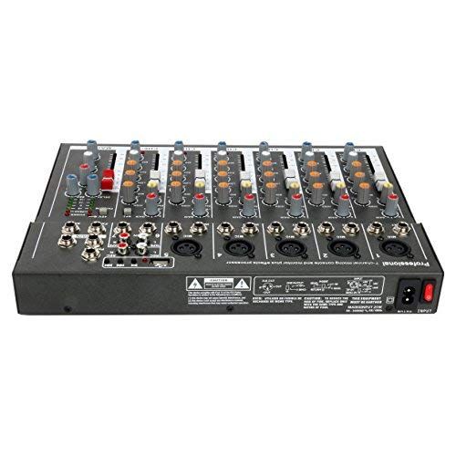  YaeCCC Professional 47 Channel Live Studio Audio Sound USB Compact Mixer Mixing Console (4 Channel)