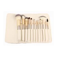 Professional Champagne Makeup Brush Set (12-, 18-, or 24-Piece)