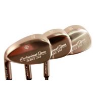 Left Handed Professional Open Series 690 Senior Mens Complete Golf Wedge Set: 52° Gap Wedge (GW), 56° Sand Wedge (SW), 60° Lob Wedge (LW) Senior Flex Steel Shaft