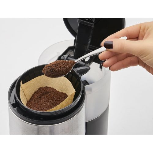  ProfiCook PC-KA 1121 Filter-Kaffeemaschine, 4 Tassen, Edelstahlfront, Warmhalteplatte mit Abschaltautomatik