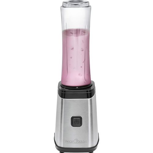  Profi Cook PC-SM 1078 Smoothie Maker inkl. 2 abnehmbaren Mixbehaltern, Mixbecher auch als Trinkbecher zu verwenden, Edelstahlgehause