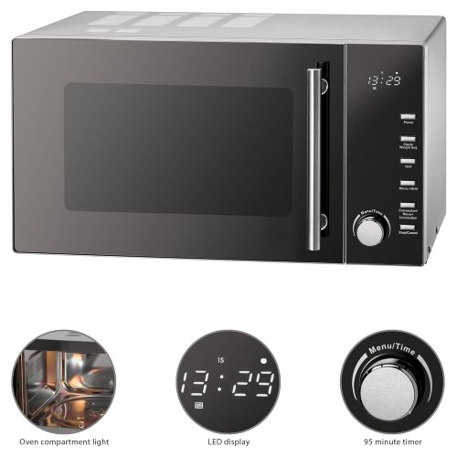  Profi Cook PC MWG 1118H 23Litre Microwave/Grill/19501950W Watt Hot Air Rework/Electronic Control/LED Stainless Steel Case