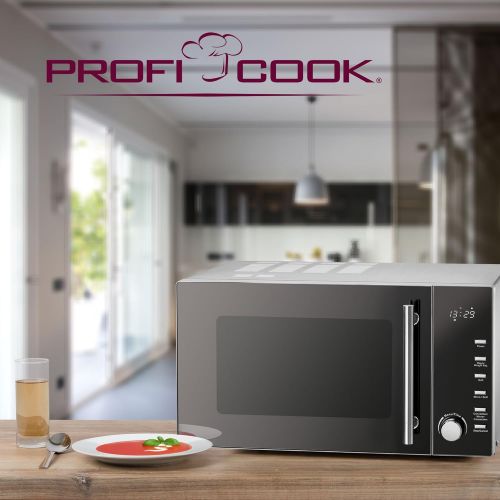  Profi Cook PC MWG 1118H 23Litre Microwave/Grill/19501950W Watt Hot Air Rework/Electronic Control/LED Stainless Steel Case